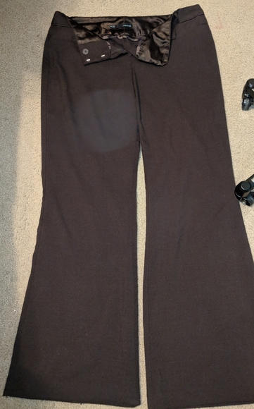 Maurices brown wide leg dress pants - size 9 / 10 - Picture 6 of 6